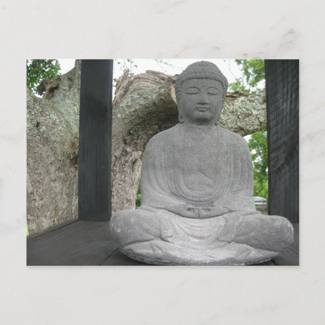 Carte Postale Bouddha lotus (Devant)