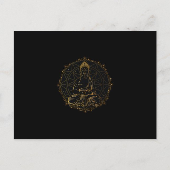Carte Postale Bouddha Mandala (Devant)