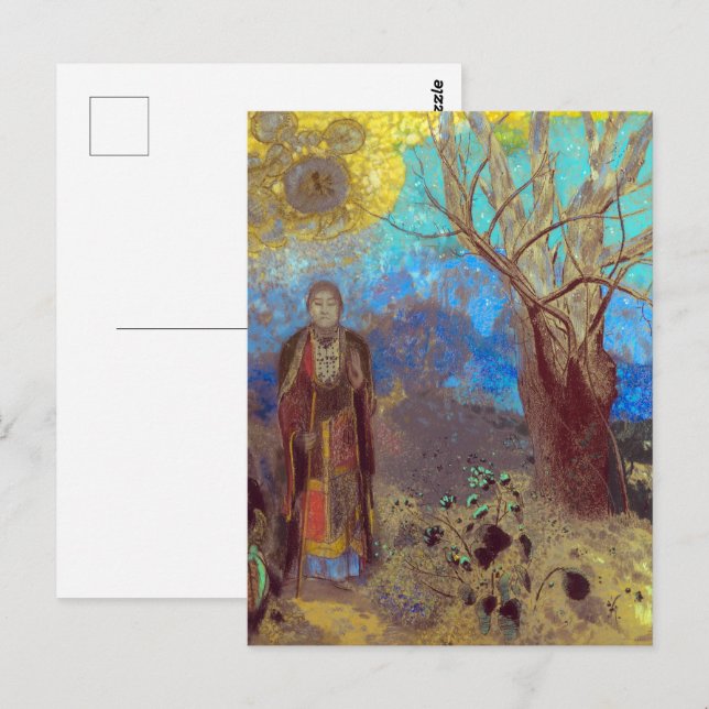 Carte Postale Bouddha | Odilon Redon | (Devant / Derrière)