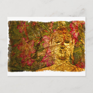 Carte Postale Bouddha orchidée