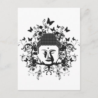 Carte Postale Bouddha papillon