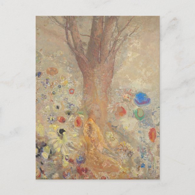 Carte Postale Bouddha par Odilon Redon (Devant)