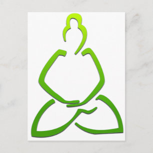 Carte Postale Bouddha priant