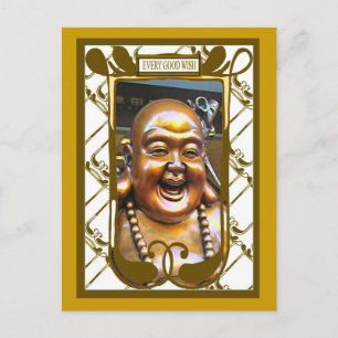 Carte Postale Bouddha riant