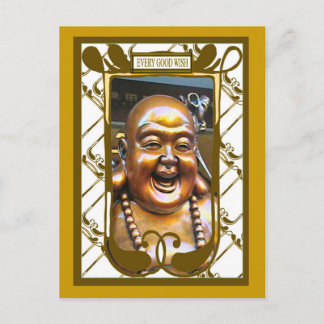 Carte Postale Bouddha riant