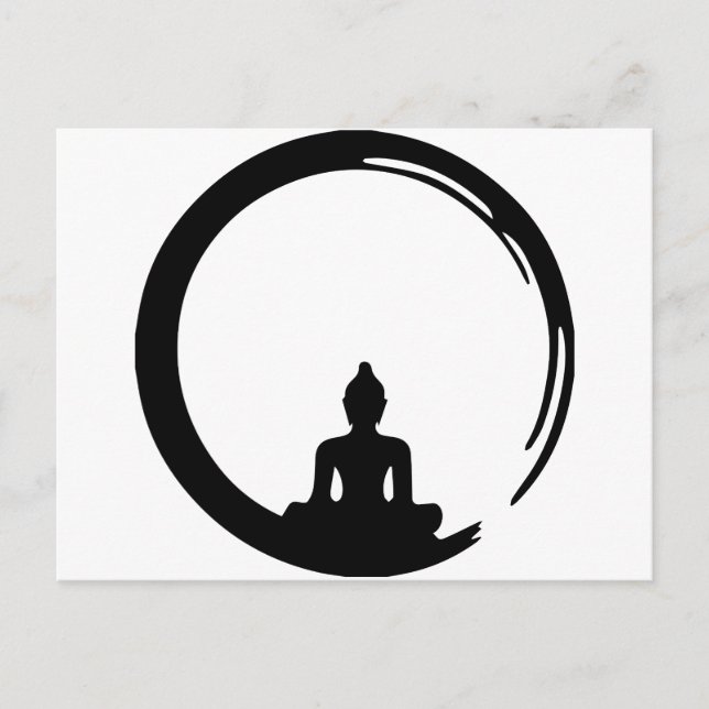 Carte Postale Bouddha silent (Devant)