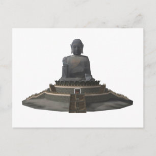 Carte Postale Bouddha Tian Tan : Grand Bouddha : Modèle 3D : Car