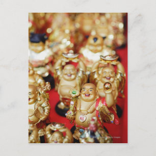 Carte Postale Bouddhas riants chinois