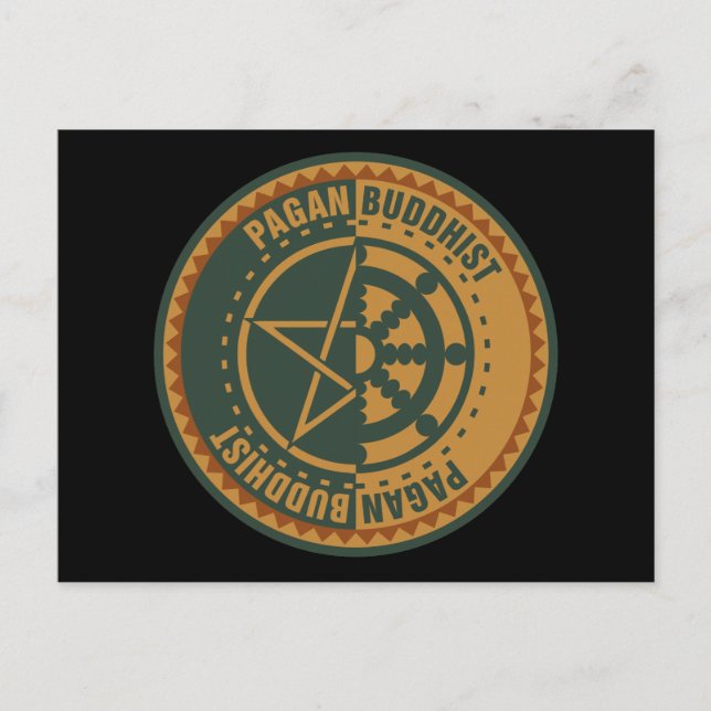 Carte Postale Bouddhiste païen (Devant)