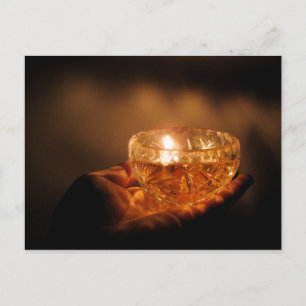 Carte Postale Bougie d'espoir