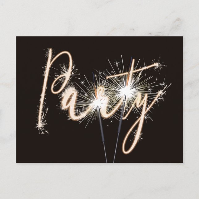 Carte Postale Bougies d'anniversaire sur fond noir (Devant)