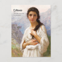 Bouguereau L'Attente 1901 Belle femme CC1207