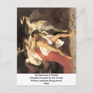 Carte Postale Bouguereau - Les Remords d'Oreste