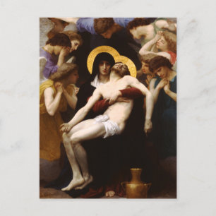 Carte postale Bouguereau Pieta