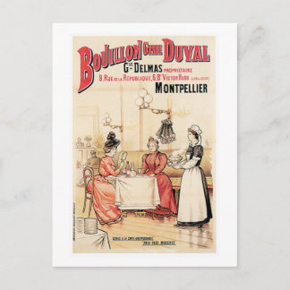 Carte Postale Bouillon Vintage Publicité alimentaire