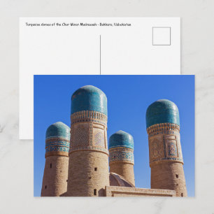 Carte Postale Boukharа, Ouzbékistan - Médersa Chor Minor