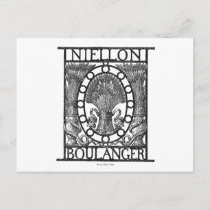 Carte Postale Boulangerie française