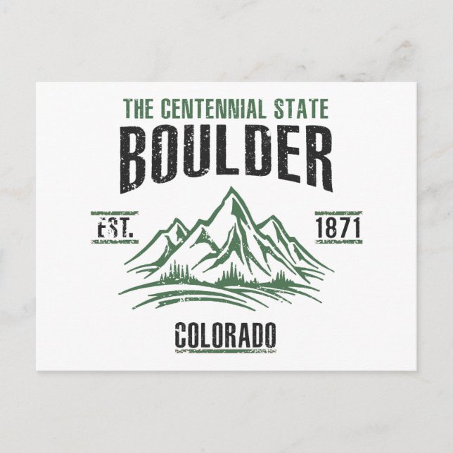 Carte Postale Boulder (Devant)