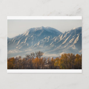 Carte Postale Boulder Colorado Flatirons Country Fall View