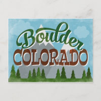 Boulder Colorado Montagnes neigeuses