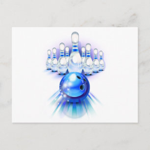 Carte Postale Boule bleue