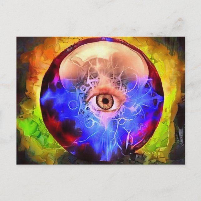 Carte Postale Boule de Cristal (Devant)