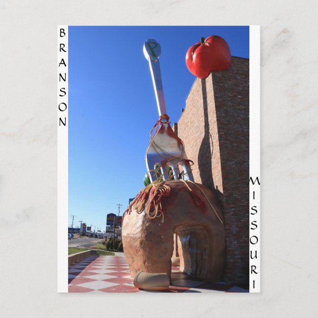 Carte Postale Boule de viande géante (Devant)