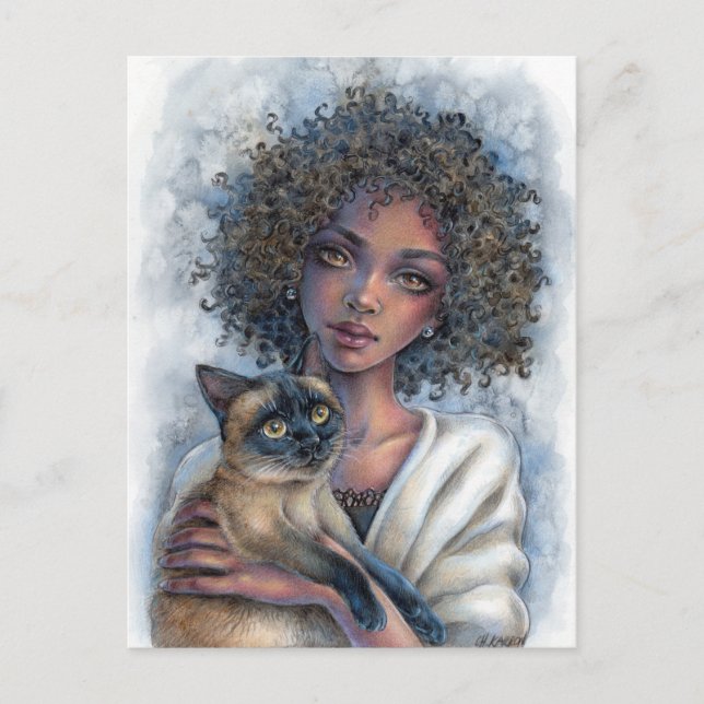 Carte Postale Boules Kitty (Devant)