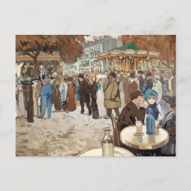 Carte Postale Boulevard de Clichy | Louis Abel-Truchet (Devant)