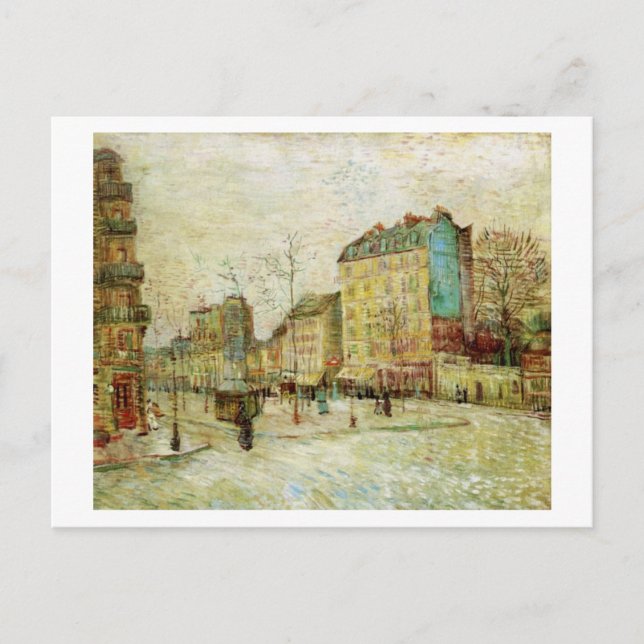 Carte Postale Boulevard de Clichy, Van Gogh Fine Art (Devant)
