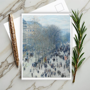 Carte Postale Boulevard des Capucines par Claude Monet