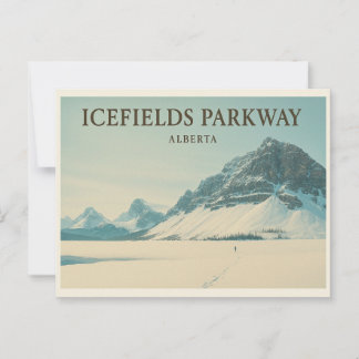 Carte Postale Boulevard des Glaciers Alberta – Rocheuses canadie