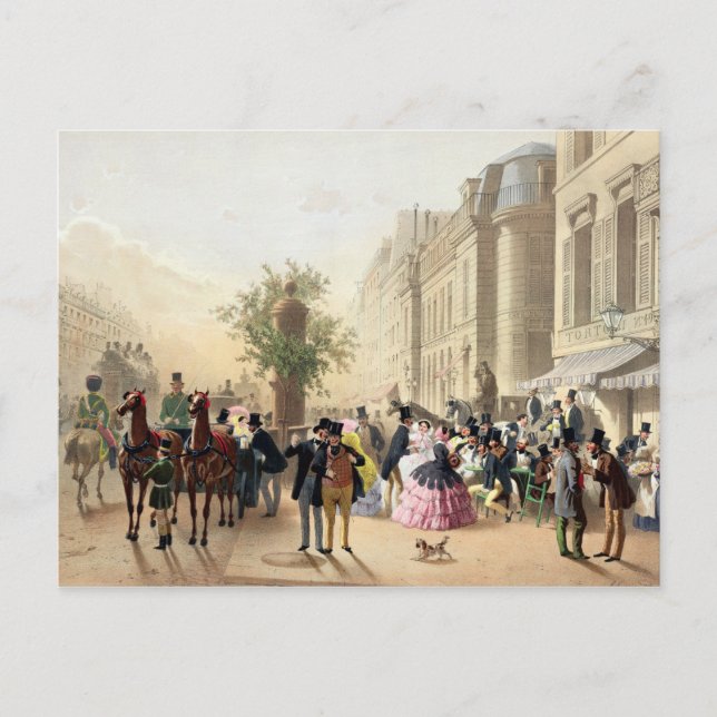 Carte Postale Boulevard des Italiens (Devant)