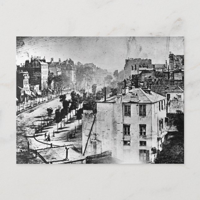 Carte Postale Boulevard du Temple Paris France 1838 (Devant)