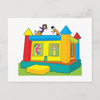 Carte Postale Bounce Castle Kids