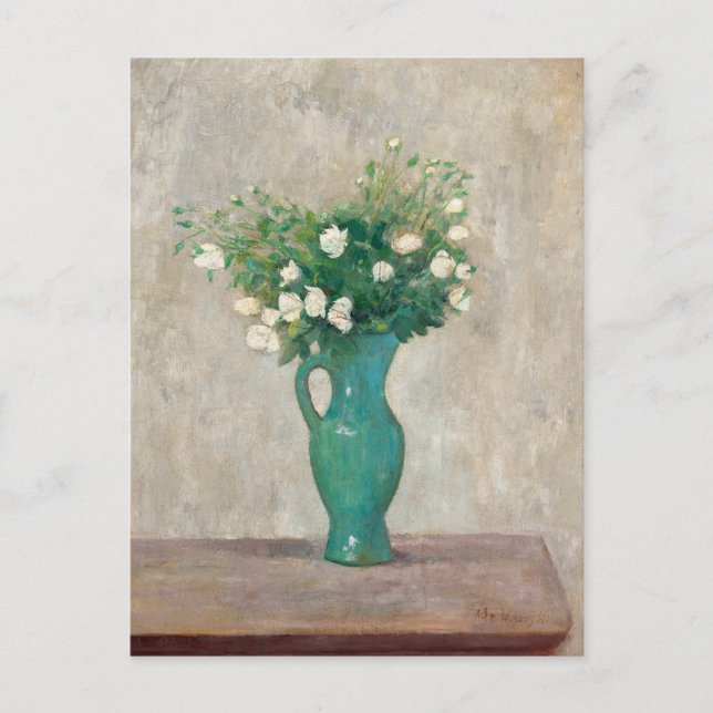 Carte Postale Bouquet dans un vase vert | Tadeusz Makowski (Devant)