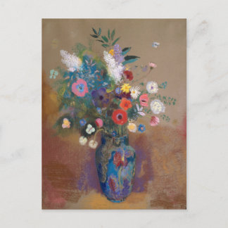 Carte Postale Bouquet de fleurs - Odilon Redon