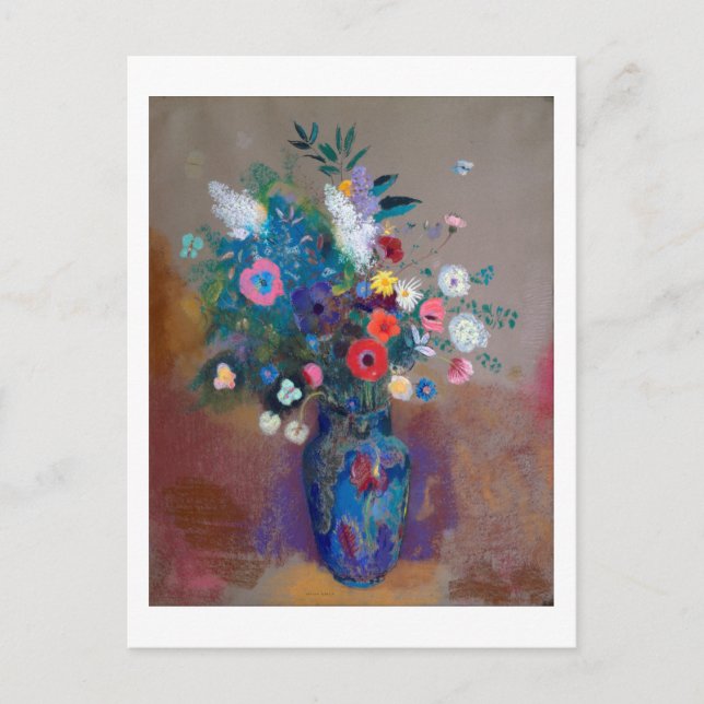 Carte Postale Bouquet de fleurs, Redon (Devant)