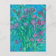 Bouquet de fleurs sauvages d'été Peinture florale