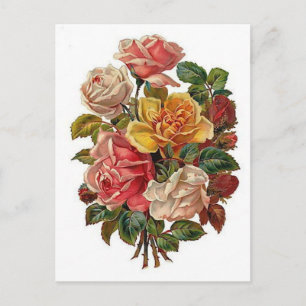 Carte Postale Bouquet de Rose