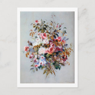 Carte Postale Bouquet de Roses, Renoir