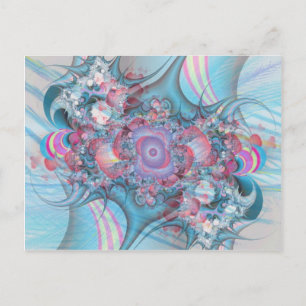 Carte Postale Bouquet en bande de bonbons
