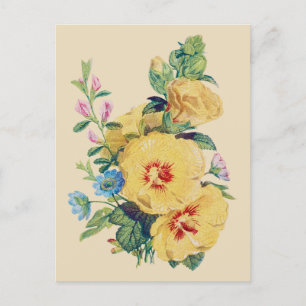 Carte Postale Bouquet - Hibiscus