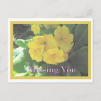 Bouquet jaune Vous manquant