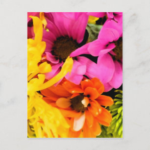 Carte Postale Bouquet mixte