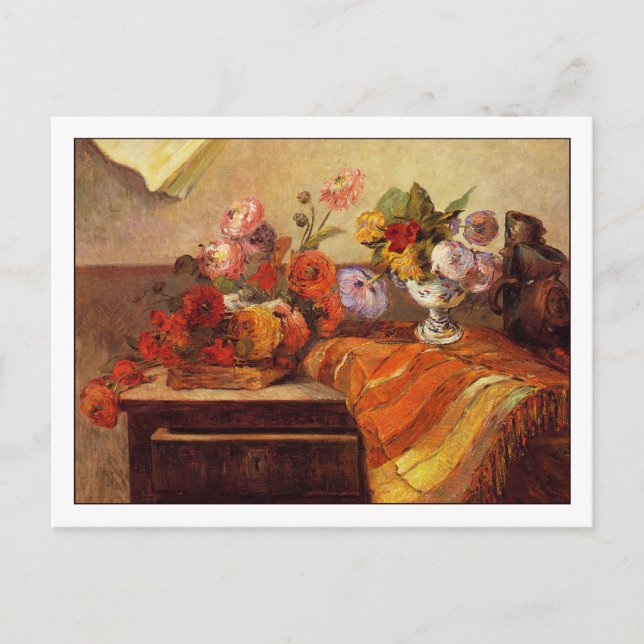 Carte Postale Bouquets de Paul Gauguin (Devant)