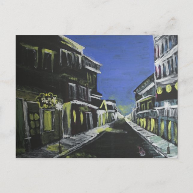 Carte Postale Bourbon Street 4h (Devant)
