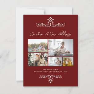 Carte Postale Bourgogne 5 Photos Ornate Moving Faire-part