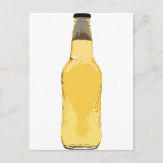 Carte Postale Bouteille de bière