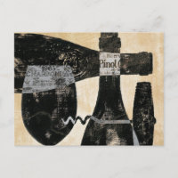 Bouteille de vin et verre